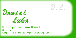 daniel luka business card